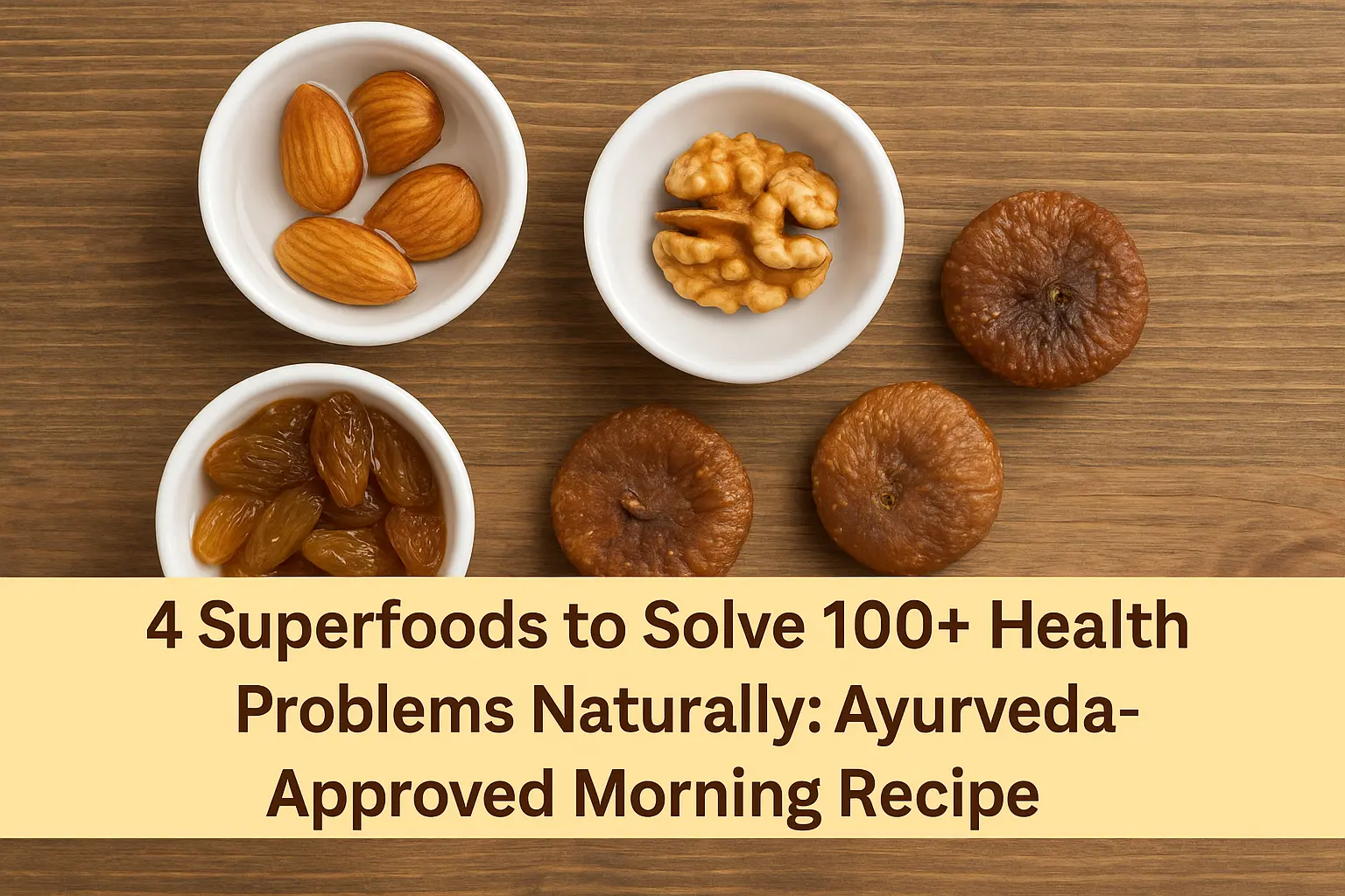 🌟 4 Superfoods to Naturally Solve 100+ Health Problems Eat these 4 things daily